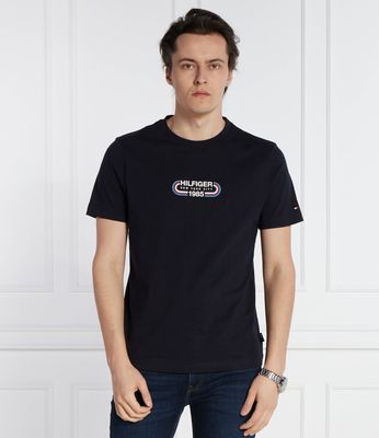 T-shirt męski wiosenny Tommy Hilfiger ze sklepu: Gomez Fashion Store w kategorii: T-shirty męskie - zdjęcie 874714-BD9-10338_TH242M000138F23