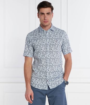 Koszula męska na wiosnę Tommy Hilfiger ze sklepu: Gomez Fashion Store w kategorii: Koszule męskie - zdjęcie 874714-BD9-10338_TH242M000143D11