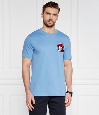 Tommy Hilfiger - T-shirt męski wiosenny casual ze sklepu: Gomez Fashion Store w kategorii: T-shirty męskie - zdjęcie 874714-BD9-10338_TH242M000151852