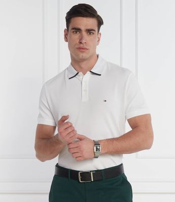 T-shirt męski casualowy Tommy Hilfiger ze sklepu: Gomez Fashion Store w kategorii: T-shirty męskie - zdjęcie 874714-BD9-10338_TH242M000153D96