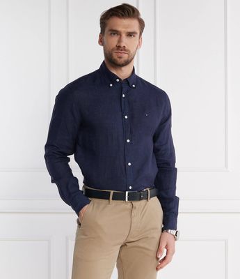 Koszula męska Tommy Hilfiger ze sklepu: Gomez Fashion Store w kategorii: Koszule męskie - zdjęcie 874714-BD9-10338_TH242M000176F32