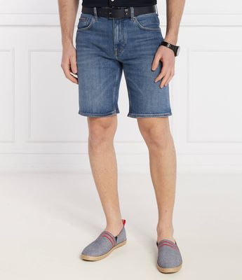 Spodenki męskie na lato Tommy Hilfiger ze sklepu: Gomez Fashion Store w kategorii: Spodenki męskie - zdjęcie 874714-BD9-10338_TH242M000202D37