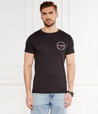 T-shirt męski na wiosnę Tommy Hilfiger ze sklepu: Gomez Fashion Store w kategorii: T-shirty męskie - zdjęcie 874714-BD9-10338_TH242M000126D12