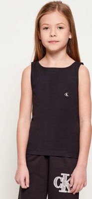 Calvin Klein Jeans - Bluzka dziewczęca na lato ze sklepu: Gomez Fashion Store w kategorii: Bluzki dziewczęce