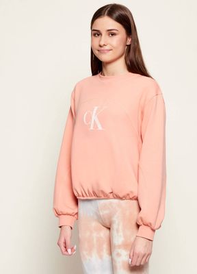 Bluza dziewczęca wiosenna Calvin Klein Jeans ze sklepu: Gomez Fashion Store w kategorii: Bluzy dziewczęce