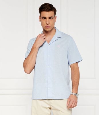 Koszula męska z klasycznym kołnierzykiem Tommy Jeans ze sklepu: Gomez Fashion Store w kategorii: Koszule męskie - zdjęcie 874714-BD9-10338_TM242M000057D96