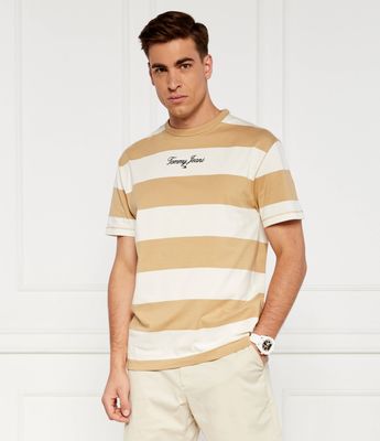 T-shirt męski casual Tommy Jeans ze sklepu: Gomez Fashion Store w kategorii: T-shirty męskie - zdjęcie 874714-BD9-10338_TM242M000132169