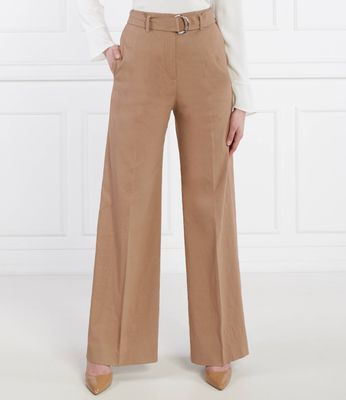 Spodnie damskie wiosenne BOSS BLACK ze sklepu: Gomez Fashion Store w kategorii: Spodnie damskie - zdjęcie 874714-BD9-10338_BB242W000033260