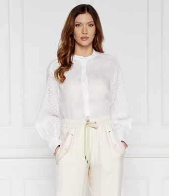 Koszula damska elegancka BOSS BLACK ze sklepu: Gomez Fashion Store w kategorii: Koszule damskie - zdjęcie 874714-BD9-10338_BB242W000044100