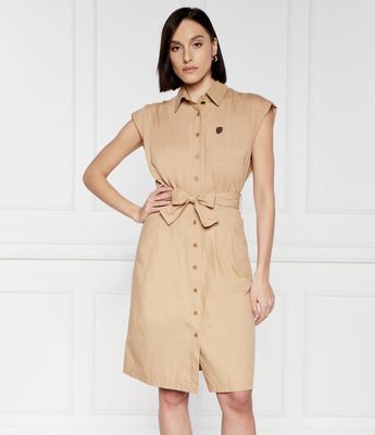 Aeronautica Militare - Sukienka trapezowa ze sklepu: Gomez Fashion Store w kategorii: Sukienki - zdjęcie 874714-BD9-10338_AM242W000010244