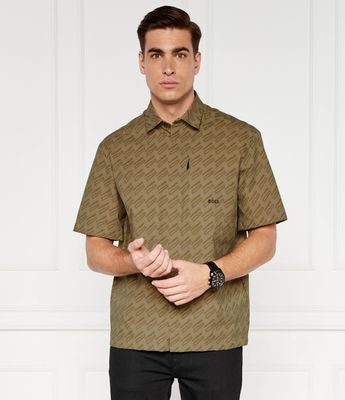 Koszula męska z klasycznym kołnierzykiem BOSS GREEN ze sklepu: Gomez Fashion Store w kategorii: Koszule męskie - zdjęcie 874714-BD9-10338_BG242M000006334