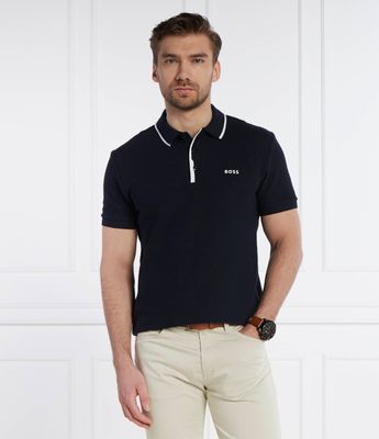 T-shirt męski casualowy wiosenny BOSS GREEN ze sklepu: Gomez Fashion Store w kategorii: T-shirty męskie - zdjęcie 874714-BD9-10338_BG242M000031402