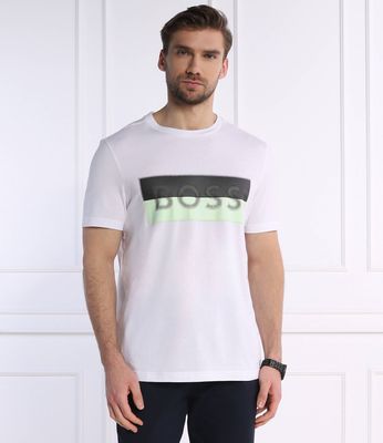 T-shirt męski na wiosnę BOSS GREEN ze sklepu: Gomez Fashion Store w kategorii: T-shirty męskie - zdjęcie 874714-BD9-10338_BG242M000039100