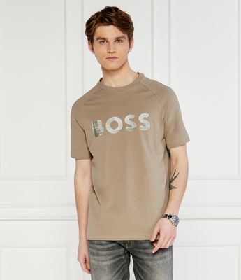 BOSS GREEN - T-shirt męski na wiosnę ze sklepu: Gomez Fashion Store w kategorii: T-shirty męskie - zdjęcie 874714-BD9-10338_BG242M000040334