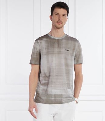 T-shirt męski casual BOSS GREEN ze sklepu: Gomez Fashion Store w kategorii: T-shirty męskie - zdjęcie 874714-BD9-10338_BG242M000047334