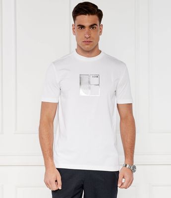 BOSS GREEN - T-shirt męski ze sklepu: Gomez Fashion Store w kategorii: T-shirty męskie - zdjęcie 874714-BD9-10338_BG242M000048100