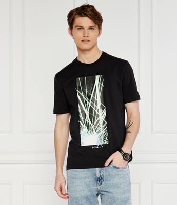 T-shirt męski BOSS GREEN ze sklepu: Gomez Fashion Store w kategorii: T-shirty męskie - zdjęcie 874714-BD9-10338_BG242M000050001