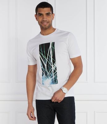 T-shirt męski w stylu młodzieżowym na wiosnę BOSS GREEN ze sklepu: Gomez Fashion Store w kategorii: T-shirty męskie - zdjęcie 874714-BD9-10338_BG242M000050100