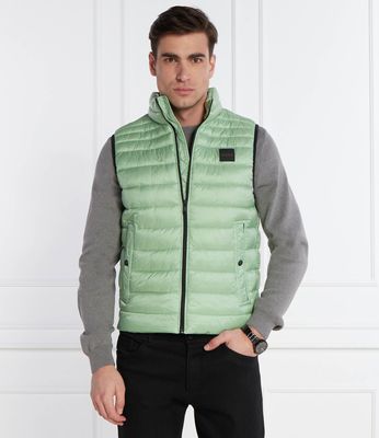 Kamizelka męska na wiosnę BOSS ORANGE ze sklepu: Gomez Fashion Store w kategorii: Kamizelki męskie - zdjęcie 874714-BD9-10338_BO242M000033372