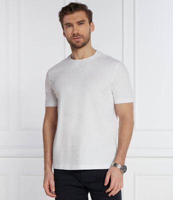 T-shirt męski wiosenny BOSS ORANGE ze sklepu: Gomez Fashion Store w kategorii: T-shirty męskie - zdjęcie 874714-BD9-10338_BO242M000051100