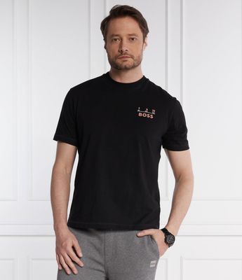 T-shirt męski casual BOSS ORANGE ze sklepu: Gomez Fashion Store w kategorii: T-shirty męskie - zdjęcie 874714-BD9-10338_BO242M000066001