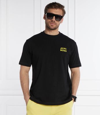 T-shirt męski wiosenny BOSS ORANGE ze sklepu: Gomez Fashion Store w kategorii: T-shirty męskie - zdjęcie 874714-BD9-10338_BO242M000066002