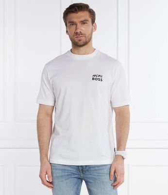 T-shirt męski BOSS ORANGE ze sklepu: Gomez Fashion Store w kategorii: T-shirty męskie - zdjęcie 874714-BD9-10338_BO242M000066101