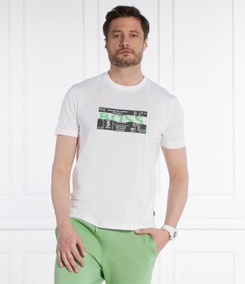 T-shirt męski na wiosnę BOSS ORANGE ze sklepu: Gomez Fashion Store w kategorii: T-shirty męskie - zdjęcie 874714-BD9-10338_BO242M000070100
