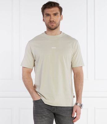 T-shirt męski na wiosnę BOSS ORANGE ze sklepu: Gomez Fashion Store w kategorii: T-shirty męskie - zdjęcie 874714-BD9-10338_BO242M000073271