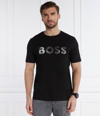 T-shirt męski na wiosnę młodzieżowy BOSS ORANGE ze sklepu: Gomez Fashion Store w kategorii: T-shirty męskie - zdjęcie 874714-BD9-10338_BO242M000074001