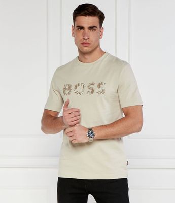 T-shirt męski w stylu młodzieżowym BOSS ORANGE ze sklepu: Gomez Fashion Store w kategorii: T-shirty męskie - zdjęcie 874714-BD9-10338_BO242M000074271