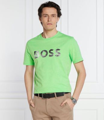 BOSS ORANGE - T-shirt męski na wiosnę ze sklepu: Gomez Fashion Store w kategorii: T-shirty męskie - zdjęcie 874714-BD9-10338_BO242M000074347