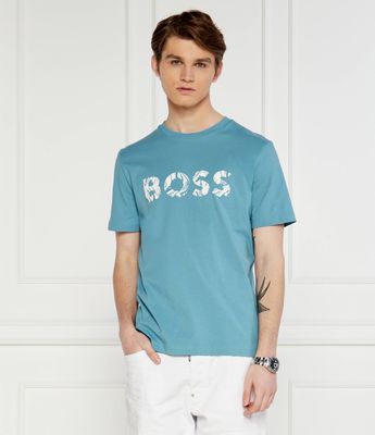 BOSS ORANGE - T-shirt męski młodzieżowy ze sklepu: Gomez Fashion Store w kategorii: T-shirty męskie - zdjęcie 874714-BD9-10338_BO242M000074486