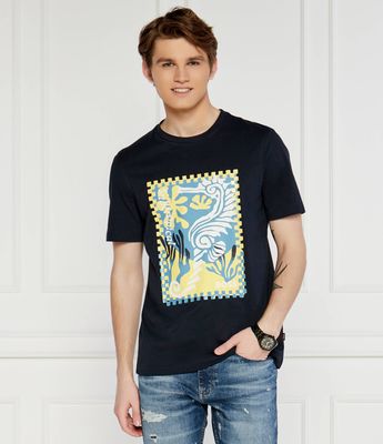 T-shirt męski BOSS ORANGE ze sklepu: Gomez Fashion Store w kategorii: T-shirty męskie - zdjęcie 874714-BD9-10338_BO242M000075404
