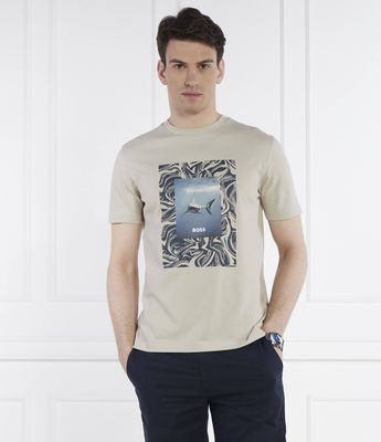 BOSS ORANGE - T-shirt męski na wiosnę ze sklepu: Gomez Fashion Store w kategorii: T-shirty męskie - zdjęcie 874714-BD9-10338_BO242M000076271