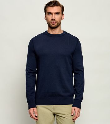 Sweter męski casual na wiosnę BOSS ORANGE ze sklepu: Gomez Fashion Store w kategorii: Swetry męskie - zdjęcie 874714-BD9-10338_BO242M000078404