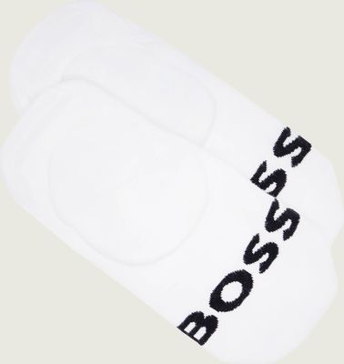 Skarpetki damskie w abstrakcyjne wzory BOSS BLACK ze sklepu: Gomez Fashion Store w kategorii: Skarpetki damskie - zdjęcie 874714-BD9-10338_BW242M000092100