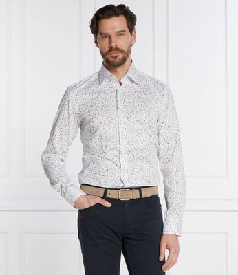 Koszula męska na wiosnę BOSS BLACK ze sklepu: Gomez Fashion Store w kategorii: Koszule męskie - zdjęcie 874714-BD9-10338_BB242M000041450