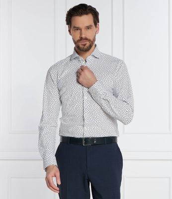BOSS BLACK - Koszula męska na wiosnę casual ze sklepu: Gomez Fashion Store w kategorii: Koszule męskie - zdjęcie 874714-BD9-10338_BB242M000044120