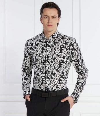Koszula męska z klasycznym kołnierzykiem BOSS BLACK ze sklepu: Gomez Fashion Store w kategorii: Koszule męskie - zdjęcie 874714-BD9-10338_BB242M000046001