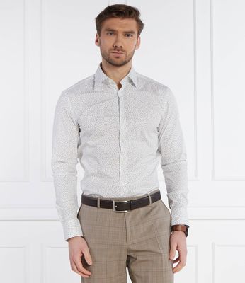 Koszula męska na wiosnę BOSS BLACK ze sklepu: Gomez Fashion Store w kategorii: Koszule męskie - zdjęcie 874714-BD9-10338_BB242M000047120