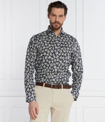 Koszula męska na wiosnę BOSS BLACK ze sklepu: Gomez Fashion Store w kategorii: Koszule męskie - zdjęcie 874714-BD9-10338_BB242M000051404