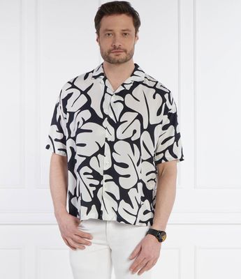 Koszula męska młodzieżowa z klasycznym kołnierzykiem BOSS BLACK ze sklepu: Gomez Fashion Store w kategorii: Koszule męskie - zdjęcie 874714-BD9-10338_BB242M000079404
