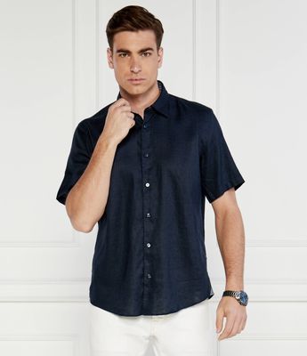 BOSS BLACK - Koszula męska z klasycznym kołnierzykiem wiosenna ze sklepu: Gomez Fashion Store w kategorii: Koszule męskie - zdjęcie 874714-BD9-10338_BB242M000084404