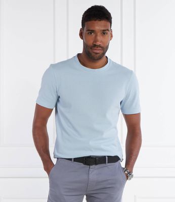 BOSS BLACK - T-shirt męski na lato ze sklepu: Gomez Fashion Store w kategorii: T-shirty męskie - zdjęcie 874714-BD9-10338_BB242M000110450