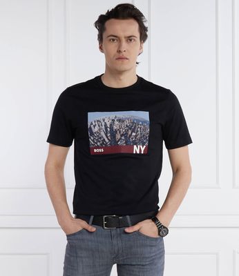 T-shirt męski BOSS BLACK ze sklepu: Gomez Fashion Store w kategorii: T-shirty męskie - zdjęcie 874714-BD9-10338_BB242M000126001