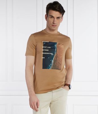 T-shirt męski BOSS BLACK ze sklepu: Gomez Fashion Store w kategorii: T-shirty męskie - zdjęcie 874714-BD9-10338_BB242M000127260