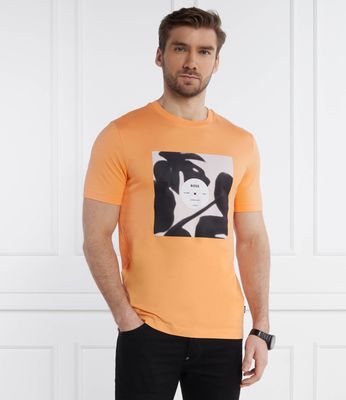 T-shirt męski w stylu młodzieżowym BOSS BLACK ze sklepu: Gomez Fashion Store w kategorii: T-shirty męskie - zdjęcie 874714-BD9-10338_BB242M000127813