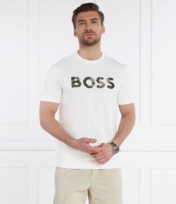 T-shirt męski BOSS BLACK ze sklepu: Gomez Fashion Store w kategorii: T-shirty męskie - zdjęcie 874714-BD9-10338_BB242M000138100