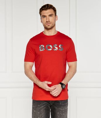 T-shirt męski młodzieżowy BOSS BLACK ze sklepu: Gomez Fashion Store w kategorii: T-shirty męskie - zdjęcie 874714-BD9-10338_BB242M000138627